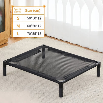 Elevated Pet Bed – Portable Folding Dog & Cat Cot for Indoor/Outdoor Use