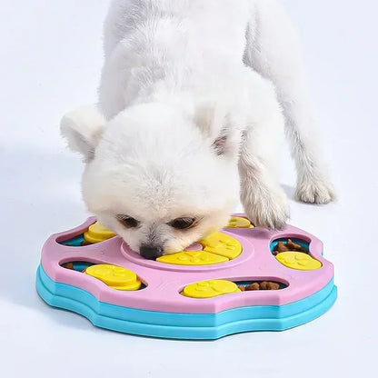 Dog Puzzle Feeder Toy – Interactive Slow Feeder Bowl for Smart Eating & Training