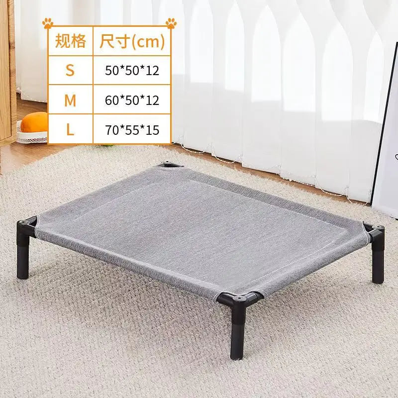Elevated Pet Bed – Portable Folding Dog & Cat Cot for Indoor/Outdoor Use