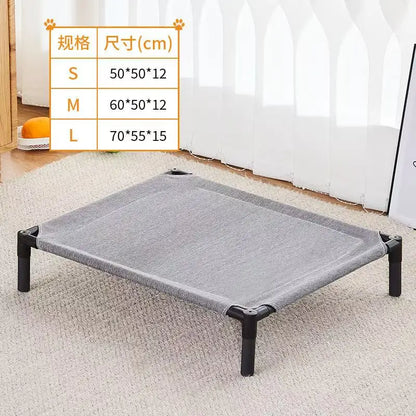 Elevated Pet Bed – Portable Folding Dog & Cat Cot for Indoor/Outdoor Use