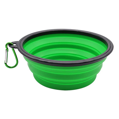 Collapsible Pet Travel Bowl – Portable Silicone Food & Water Bowl for Dogs & Cats