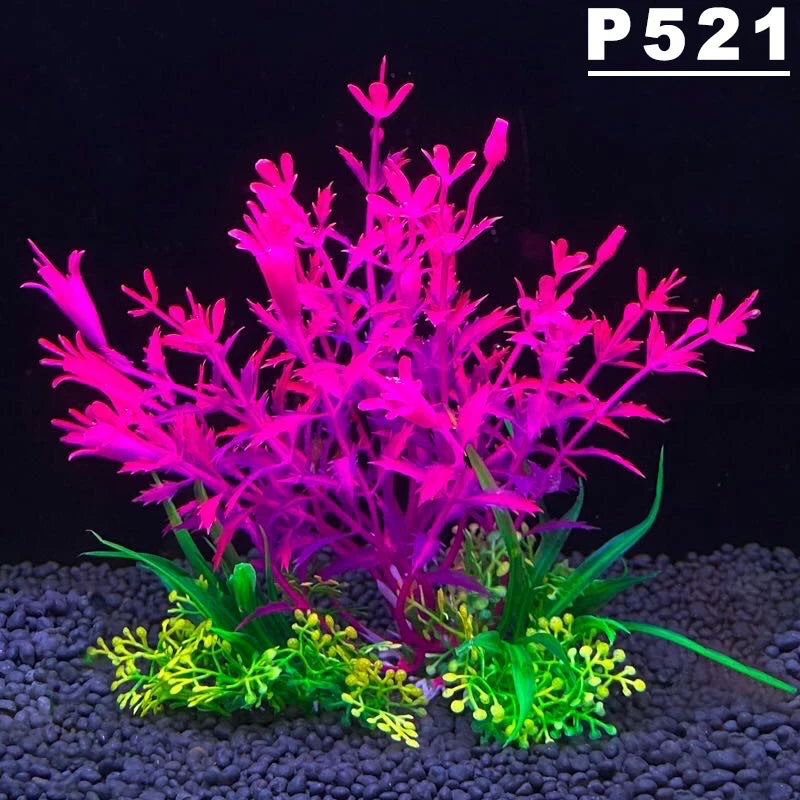 5.5-Inch Artificial Aquarium Plant – Plastic Water Grass Decoration for Fish Tanks & Bowls