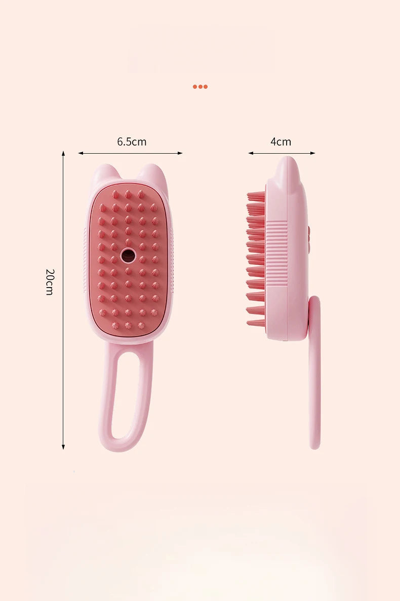 pet electric steam brush
