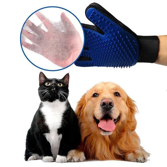 pet grooming cleaning glove