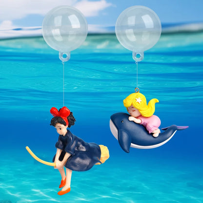 Floating Aquarium Decor – Cartoon Fish Tank Ornament