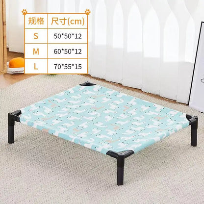 Elevated Pet Bed – Portable Folding Dog & Cat Cot for Indoor/Outdoor Use