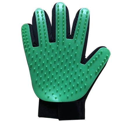 Silicone Pet Grooming Glove – Hair Removal & Bath Brush for Dogs & Cats