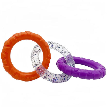 Durable Dog Pull Ring Toy – Bite-Resistant Chew & Training Ring for Active Dogs